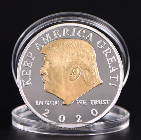 President Trump's Gold-Plated Coin